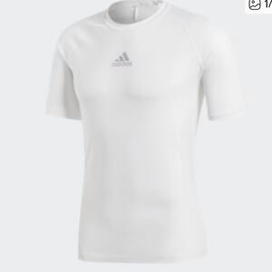 Adidas Boy White Alphaskin Tee